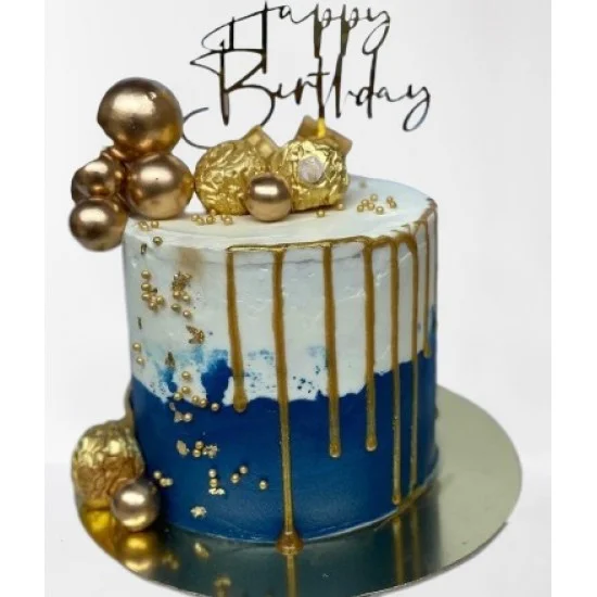 Golden Bolls and Ferrero Cake | Fancy cake delivery in Hyderabad